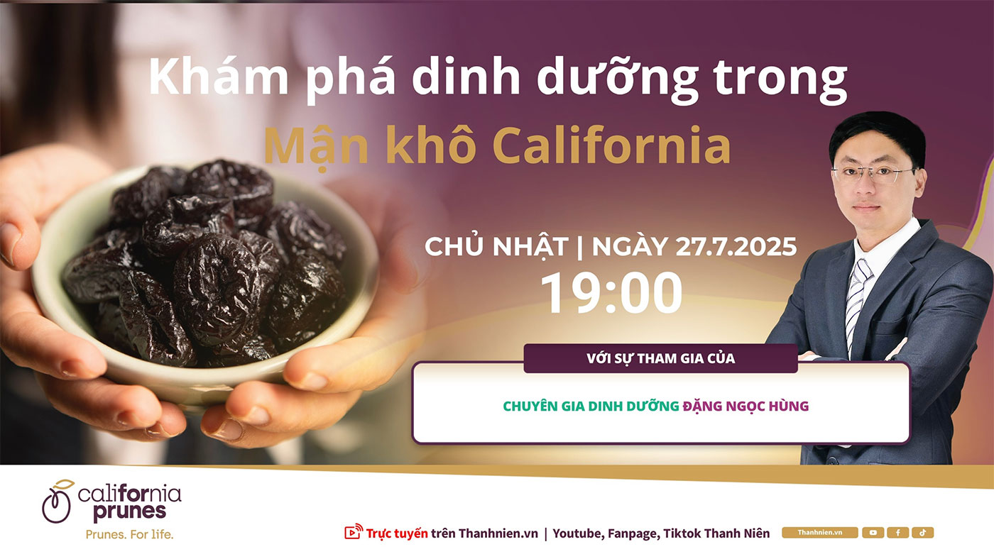 Hội thảo trực tuyến: Khám Phá Giá Trị Dinh Dưỡng Của Mận Khô - Ảnh 1.
